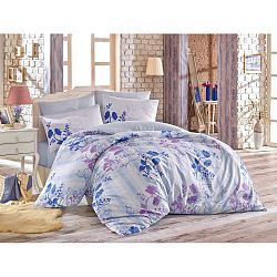 Bavlněné povlečení s prostěradlem a 2 povlaky na polštáře Patrona, 200 x 220 cm