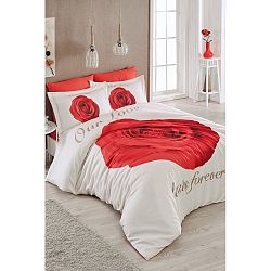 Bavlněné povlečení s prostěradlem a 2 povlaky na polštáře Tokana, 240 x 260 cm