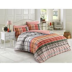 bavlněné povlečení s prostěradlem na dvoulůžko Riva, 200 x 220 cm