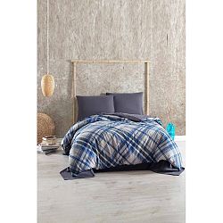 Bavlněné povlečení s prostěradlem na dvoulůžko Vera, 200 x 220 cm