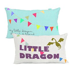 Bavlněný oboustranný povlak na polštář Baleno Dragon, 50 x 30 cm