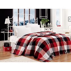 Bavlněný přehoz přes postel na dvoulůžko Single Pique Kicho, 200 x 240 cm