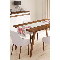 Běhoun na stůl z mikrovlákna Minimalist Cushion Covers Love, 45 x 145 cm