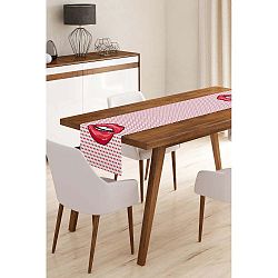 Běhoun na stůl z mikrovlákna Minimalist Cushion Covers Vector Kiss, 45 x 145 cm