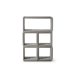 Betonová variabilní 5dílná knihovna Lyon Béton Plus Combo