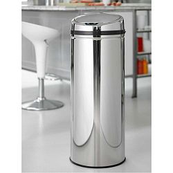 Bezdotykový odpadkový koš Steel Function Rimini, 50 l