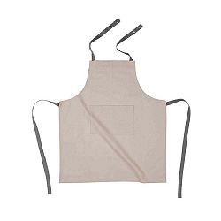 Béžová bavlněná kuchyňská zástěra Tiseco Home Studio