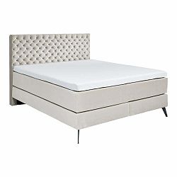 Béžová boxspring postel 160x200 cm La Maison – Meise Möbel