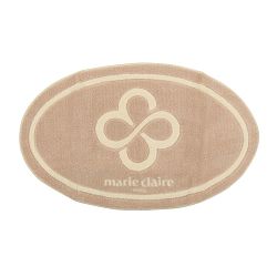 Béžová koupelnová předložka z edice Marie Claire Becci, 66 x 107 cm