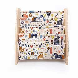 Béžová látková dětská knihovna 60x70 cm Nordic - Folkifreckles