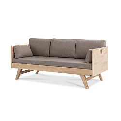 Béžová matrace s polštáři k pohovce Kiteen Notte, 190 x 75 cm