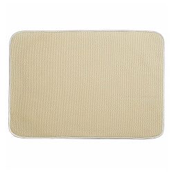 Béžová podložka na umyté nádobí InterDesign iDry, 61 x 46 cm