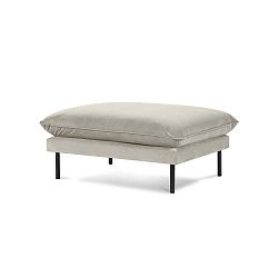 Béžová podnožka Cosmopolitan Design Vienna, 100 x 80 cm