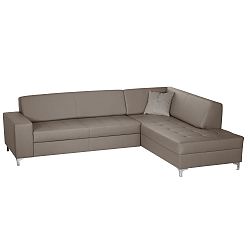 Béžová pohovka Florenzzi Fioravanti s lenoškou na pravé straně