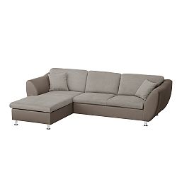 Béžová pohovka Florenzzi Maderna s lenoškou na levé straně