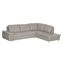 Béžová pohovka Florenzzi Tozzi s lenoškou na pravé straně