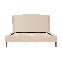 Béžová postel z bukového dřeva Vivonita Windsor, 140 x 200 cm