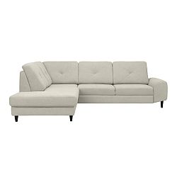 Béžová rohová rozkládací pohovka Windsor & Co Sofas, levý roh Beta