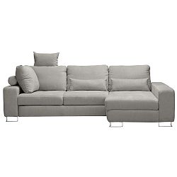 Béžová rohová rozkládací pohovka Windsor & Co Sofas, pravý roh Alpha