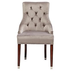 Béžová židle s nohami z bukového dřeva Kare Design Prince