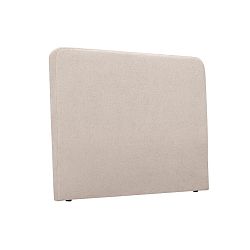 Béžové čalouněné čelo postele THE CLASSIC LIVING Emma, 200 x 120 cm