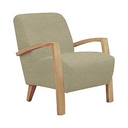 Béžové křeslo se světlými nohami Windsor & Co Sofas Luna