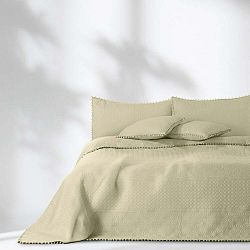Béžový přehoz na postel AmeliaHome Meadore, 170 x 270 cm