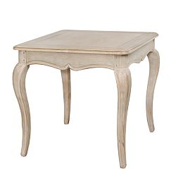 Béžový příruční stolek z březového dřeva Livin Hill Venezia