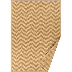 Béžový vzorovaný oboustranný koberec Narma Viita, 160  x  230 cm