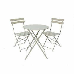 Béžový zahradní jídelní set pro 2 Bistro - Rojaplast
