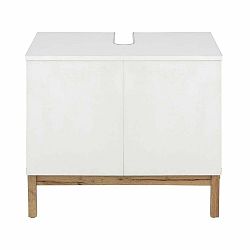 Bílá antracitová skříňka pod umyvadlo 56x35 cm Mirza – Støraa