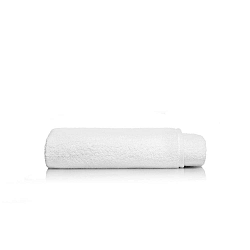 Bílá bavlněná osuška Maison Carezza Marshan, 70 x 140 cm