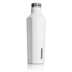 Bílá cestovní termolahev z nerezové oceli Corkcicle Canteen, 470 ml
