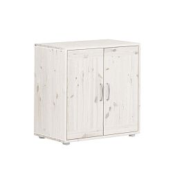 Bílá dětská skříňka z borovicového dřeva Flexa Classic