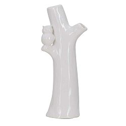 Bílá keramická váza Mauro Ferretti Gufo, výška 29 cm