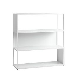 Bílá knihovna Custom Form Hyllermetal, 100 x 110 cm