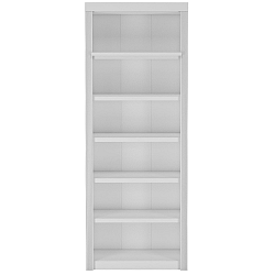 Bílá knihovna z borovicového dřeva Støraa Bailey, 83 x 213 cm
