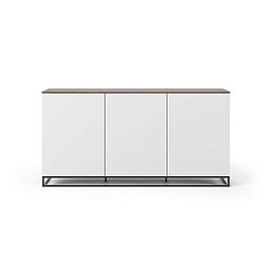 Bílá komoda s černými nohami TemaHome Join, 180 x 91 cm