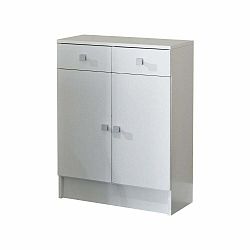 Bílá koupelnová skříňka Symbiosis Combi, šířka 60 cm