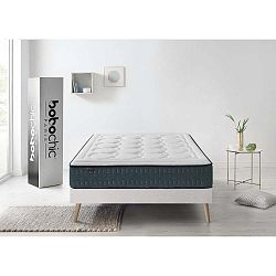 Bílá matrace se zeleným okrajem Bobochic Paris Tendresse, 80 x 190 cm