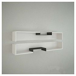 Bílá nástěnná police Dario Multi White, šířka 108 cm