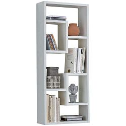 Bílá nástěnná police Skyport Wohnling Rosalie, výška 90 cm