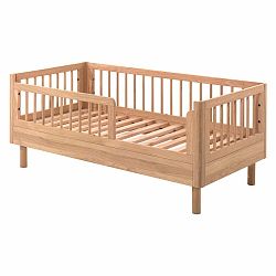 Bílá postýlka z bukového dřeva 70x140 cm Forrest – Vipack