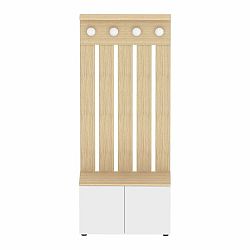 Bílá předsíňová sestava v dekoru dubu Dot - TemaHome