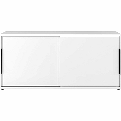 Bílá skříňka s posuvnými dveřmi 160x74 cm Mailand – Germania