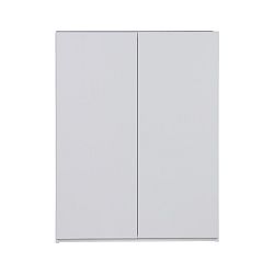 Bílá skříňka z borovicového dřeva De Eekhoorn Bind