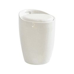 Bílá stolička s úložným prostorem Evergreen House Puf