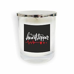 Bílá svíčka North Carolina Scandinavian Home Decors Motto Glass Candle V6