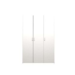 Bílá třídveřová šatní skříň Evegreen House Home, výška 175,4 cm