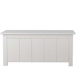 Bílá truhla z masivního borovicového dřeva Støraa  Bart